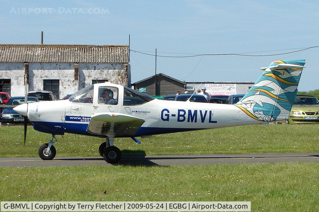 G-BMVL, 1979 Piper PA-38-112 Tomahawk Tomahawk C/N 38-79A0033, Piper Tomahawk at Leicester 2009 May Bank Holiday Fly-in