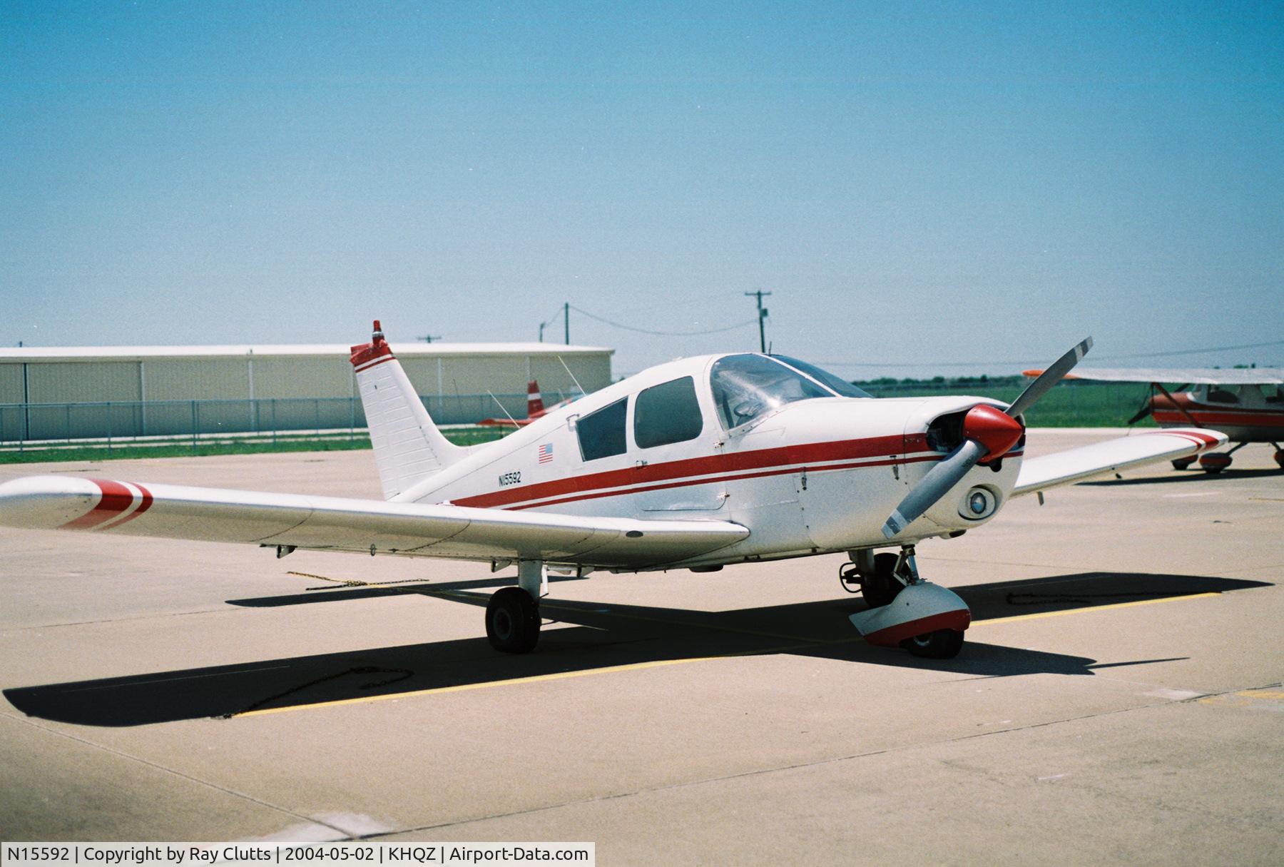 N15592, 1973 Piper PA-28-140 C/N 28-7325109, N15592 on airport apron