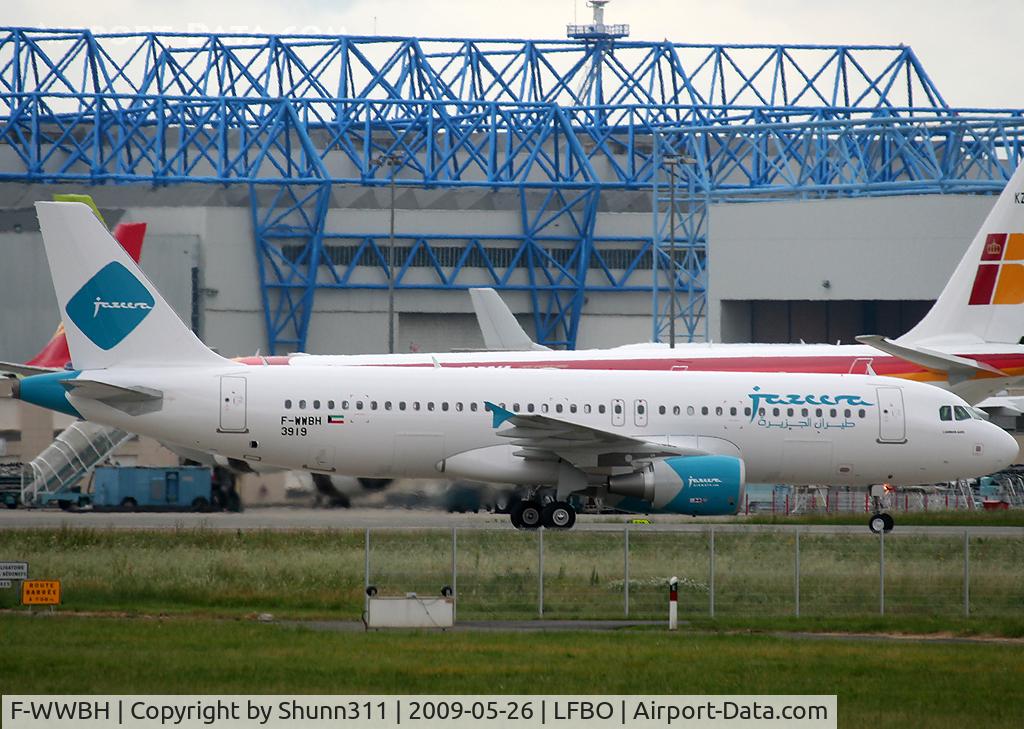 F-WWBH, 2009 Airbus A320-214 C/N 3919, C/n 3919 - To be 9K-CAI