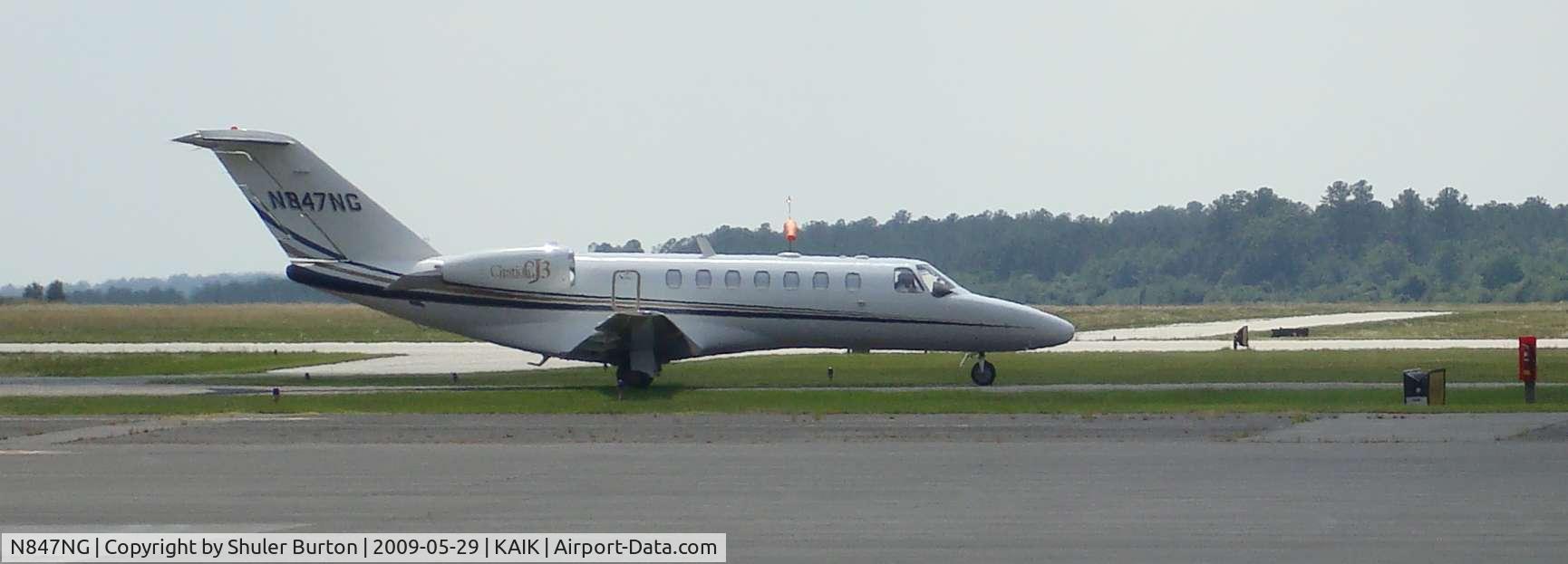 N847NG, 2007 Cessna 525B C/N 525B-0144, On taxiway for departure 3:30 pm 5-29-2009