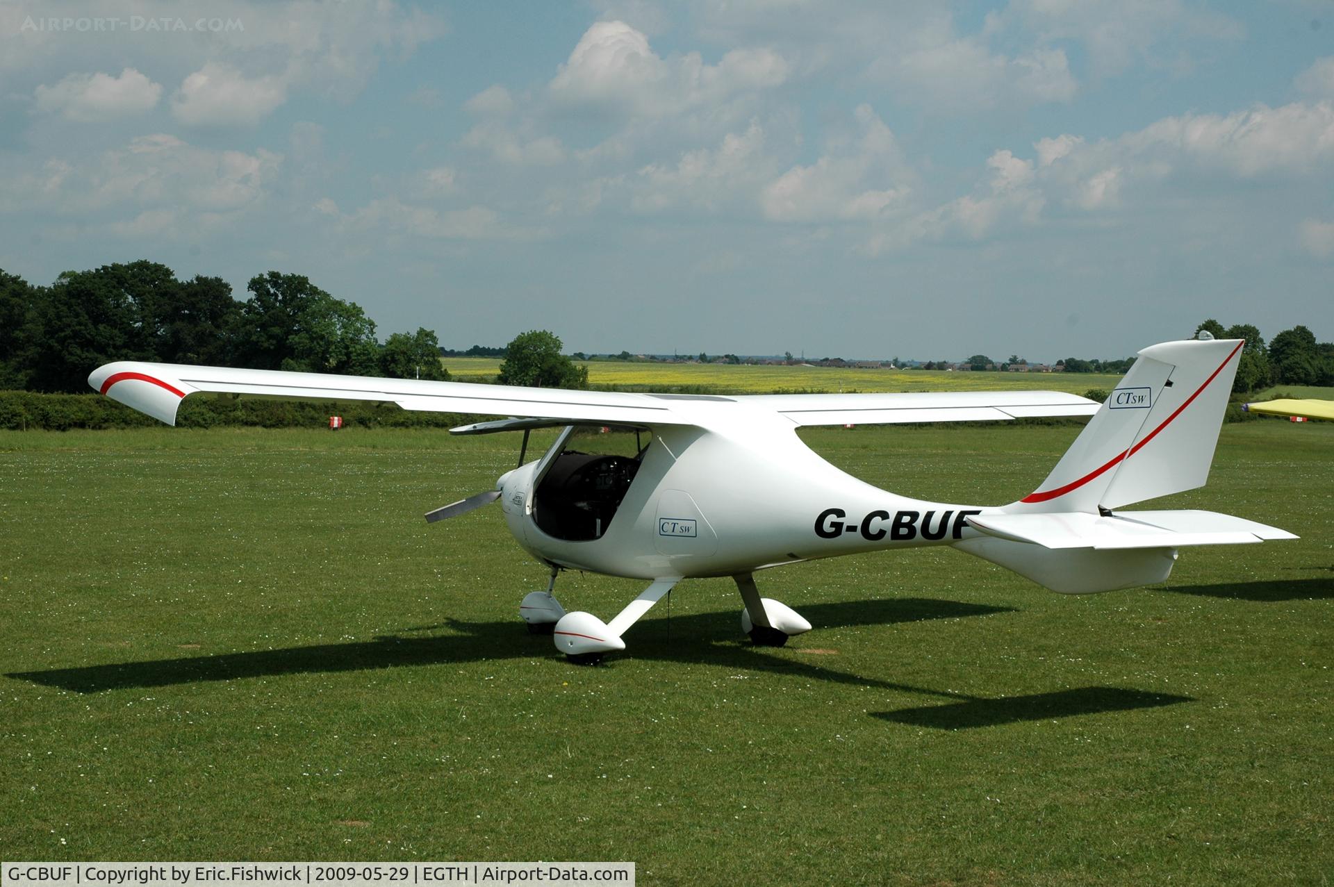 G-CBUF, 2002 Flight Design CT2K C/N 7901, 1. G-CBUF visiting Shuttleworth (Old Warden) Aerodrome.