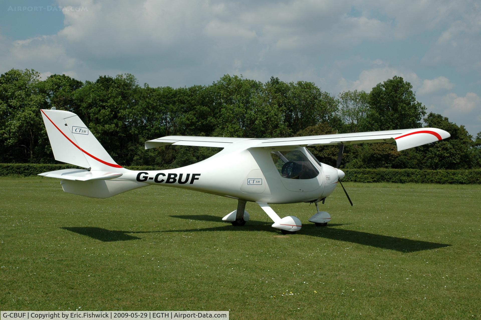 G-CBUF, 2002 Flight Design CT2K C/N 7901, 2. G-CBUF visiting Shuttleworth (Old Warden) Aerodrome.