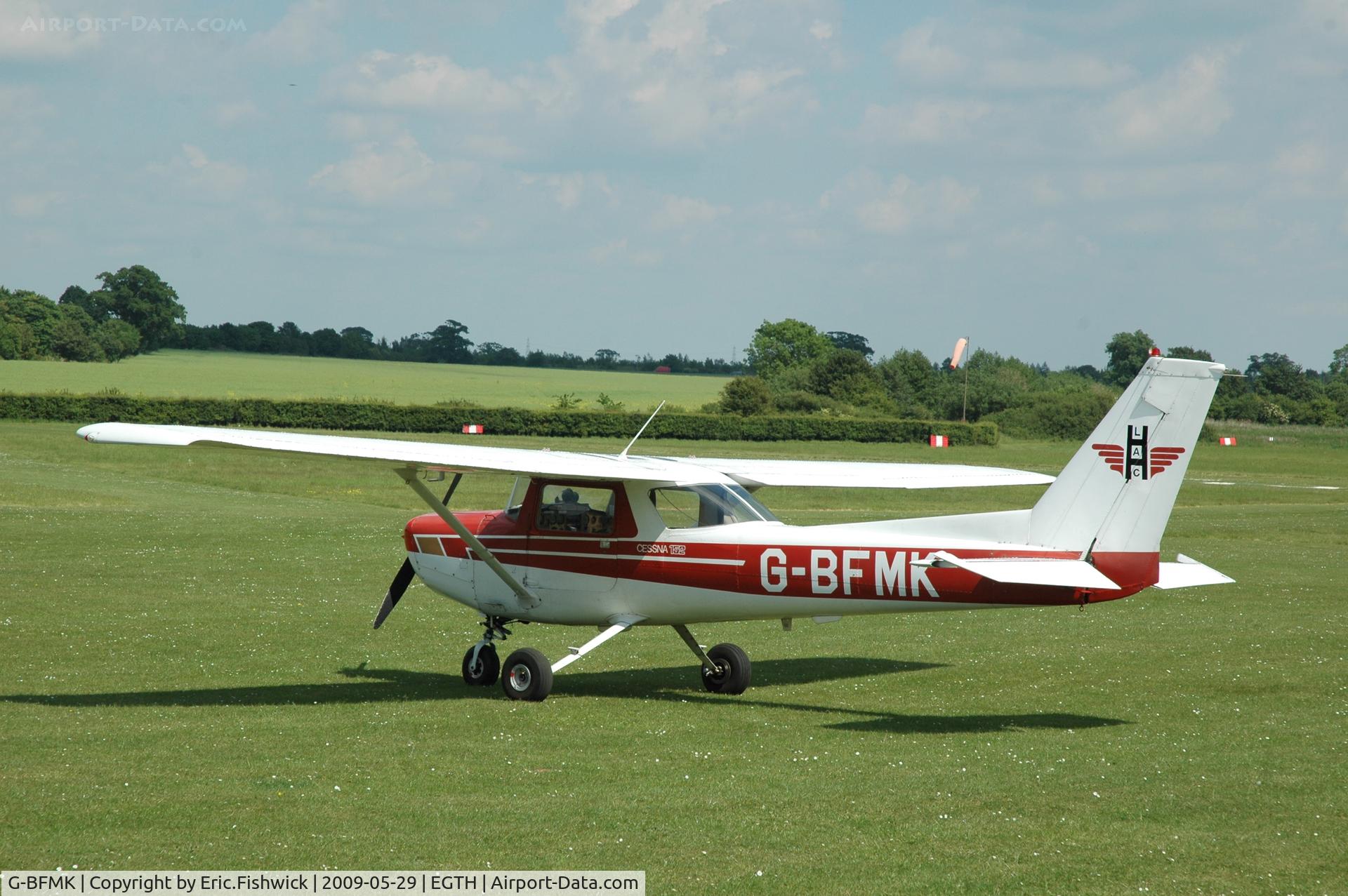 G-BFMK, 1978 Reims FA152 Aerobat C/N 0344, 1. G-BFMK Cessna Aerobat visiting Shuttleworth (Old Warden) Aerodrome.