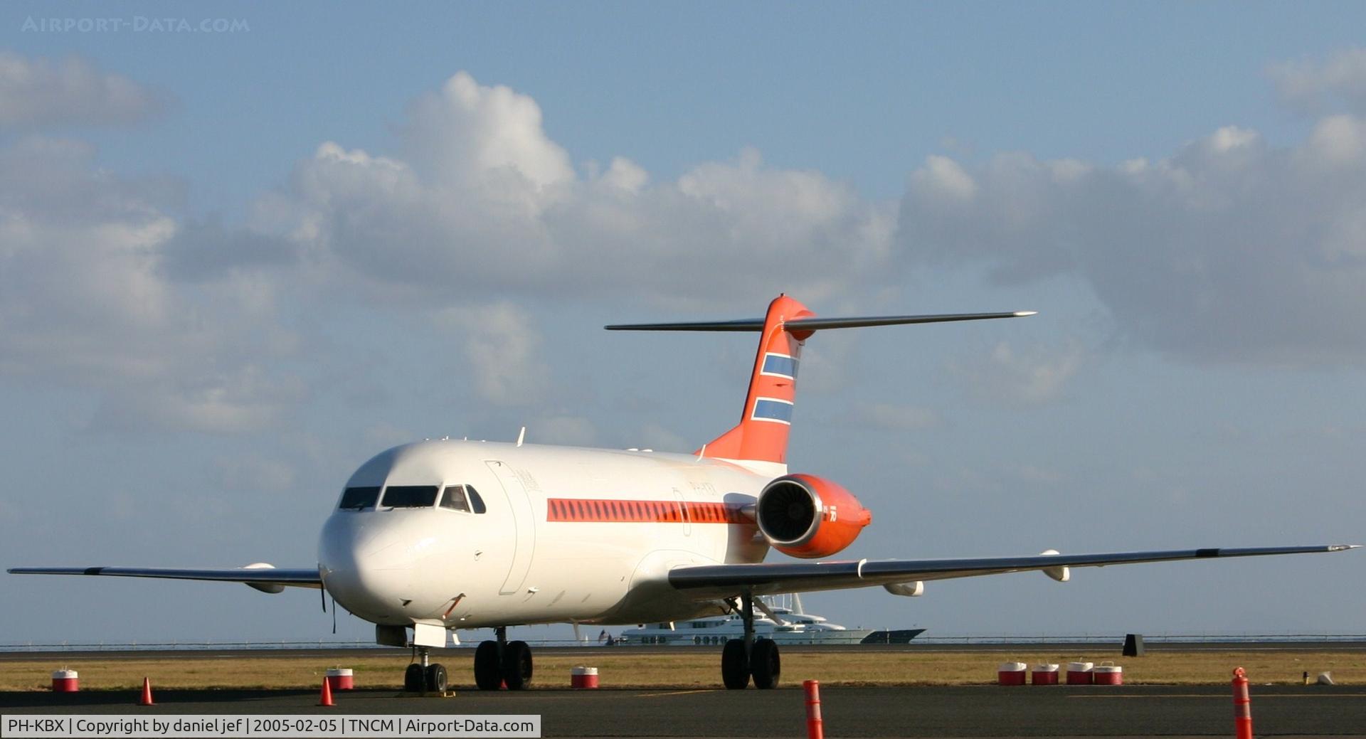 PH-KBX, 1996 Fokker 70 (F-28-0070) C/N 11547, VISITING ROYALS