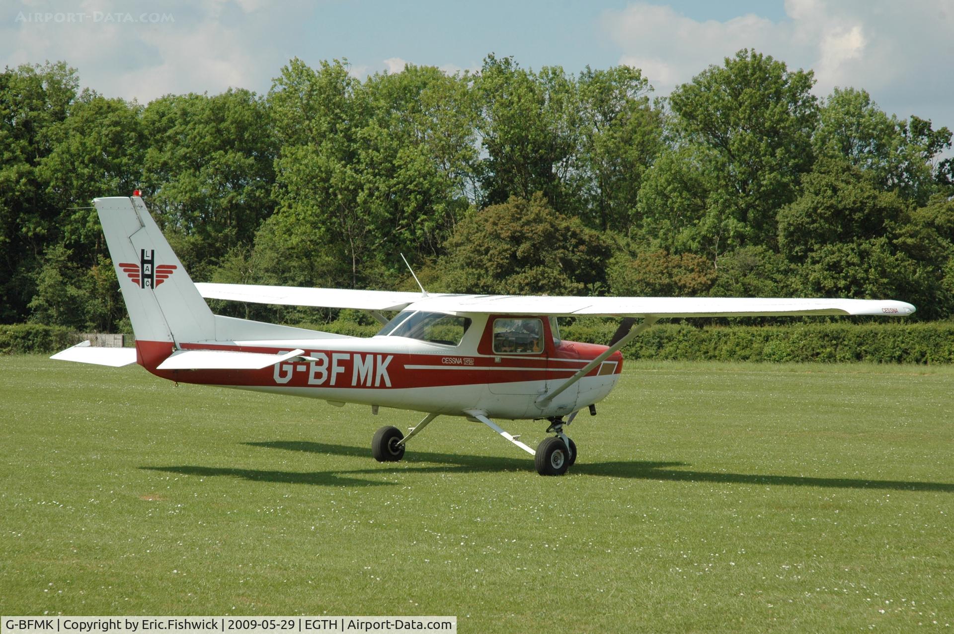 G-BFMK, 1978 Reims FA152 Aerobat C/N 0344, 2. G-BFMK Cessna Aerobat visiting Shuttleworth (Old Warden) Aerodrome.