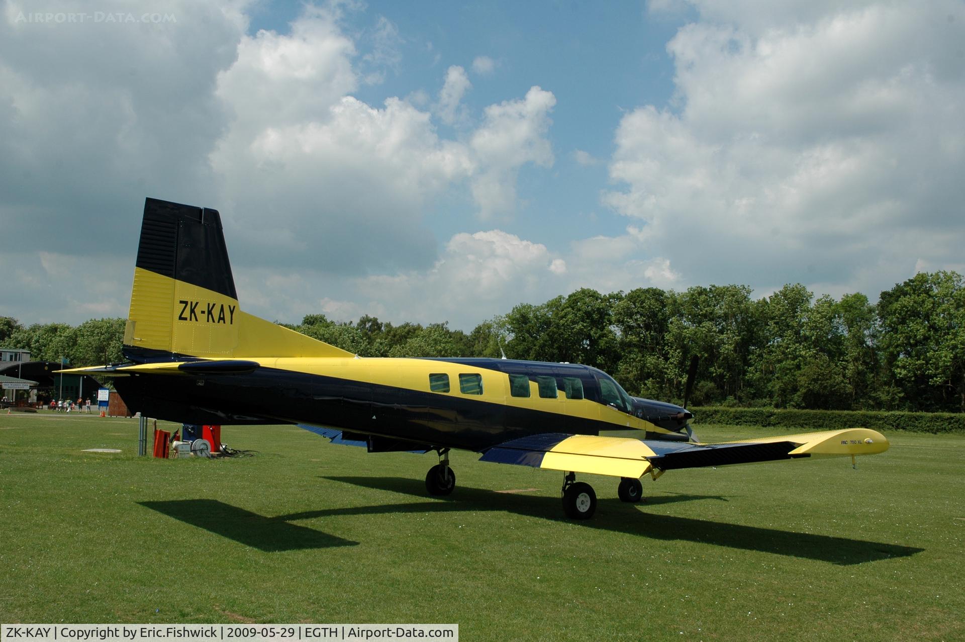 ZK-KAY, Pacific Aerospace 750XL C/N 107, 2. ZK-KAY visiting Shuttleworth (Old Warden) Aerodrome.