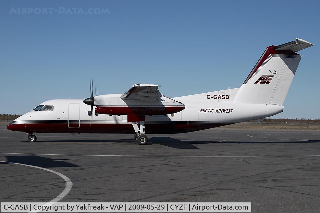 C-GASB, 1985 De Havilland Canada DHC-8-102 Dash 8 C/N 013, Arctic Sunwest dash 8-100