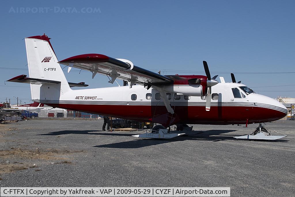 C-FTFX, 1971 De Havilland Canada DHC-6-300 Twin Otter C/N 340, Arctic Sunwest Dash 6