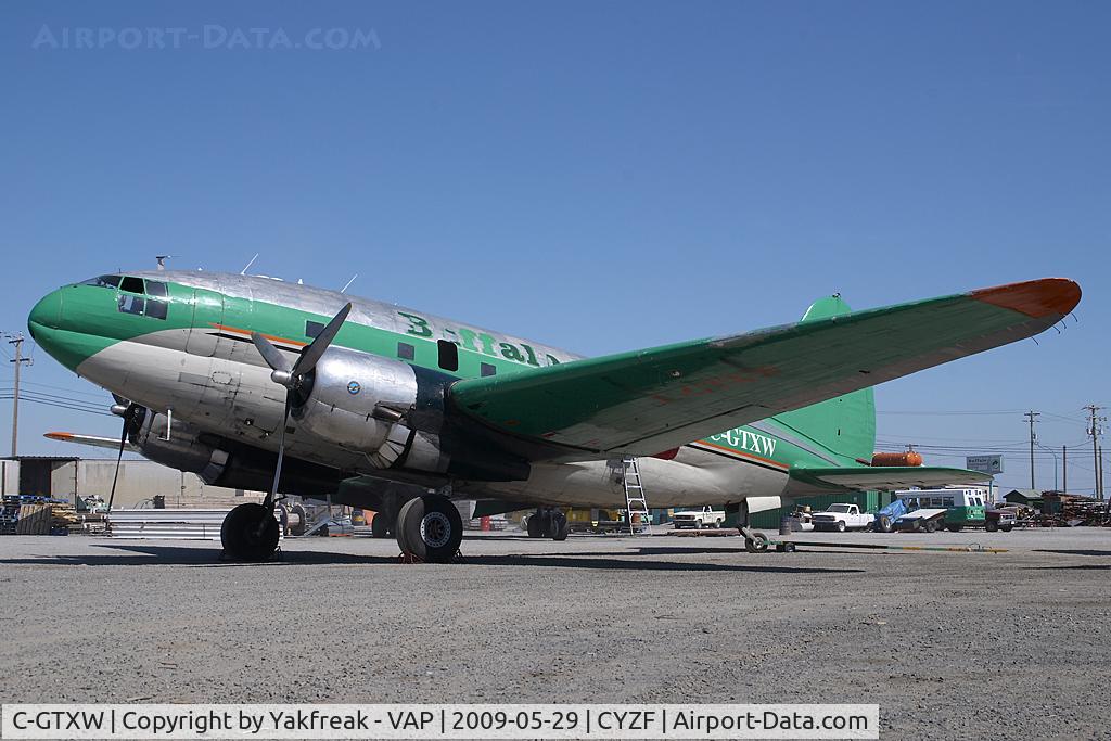 C-GTXW, 1944 Curtiss C-46A-45-CU Commando C/N 30386, Buffalo Airways Curtiss C46