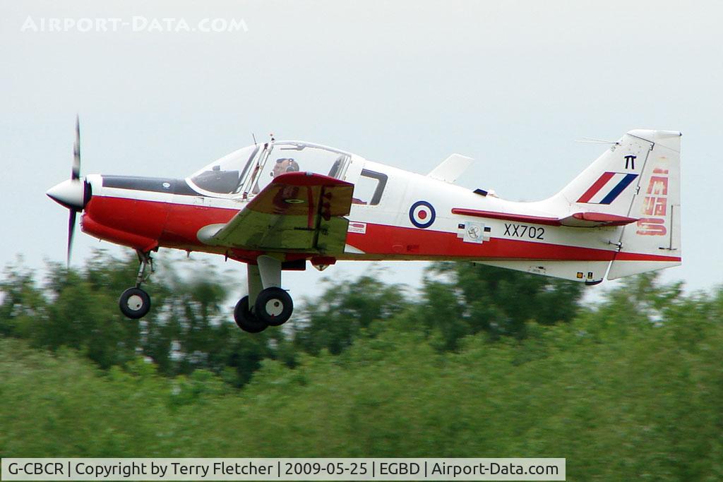 G-CBCR, 1975 Scottish Aviation Bulldog T.1 C/N BH120/351, XX702 Bulldog at Derby Eggington