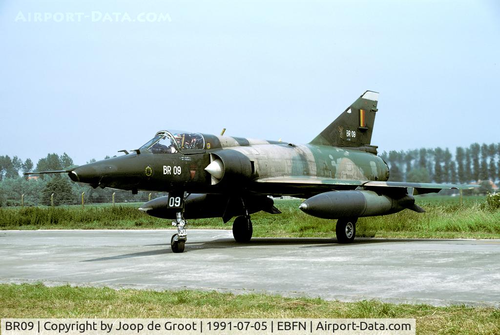 BR09, Dassault Mirage 5BR C/N 309, Participant of the 1991 air day.