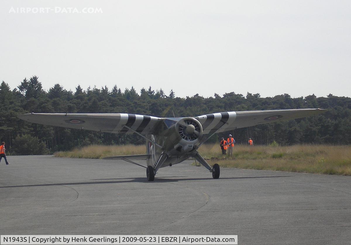 N1943S, 1943 Stinson V77 Reliant C/N 77-463, Visitor at Chipmunk Fly In