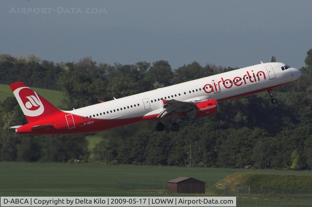 D-ABCA, 2008 Airbus A321-211 C/N 3708, AIR BERLIN  A321-211   c/n 3708   del.20.11.2008