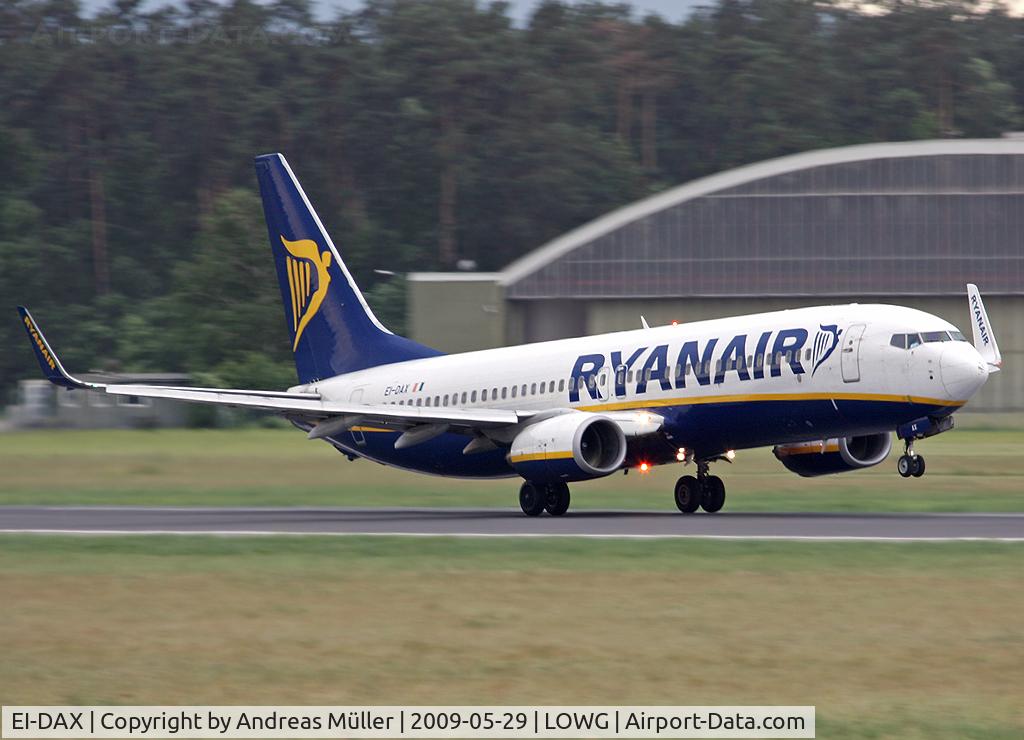 EI-DAX, 2004 Boeing 737-8AS C/N 33557, Takeoff to London Stansted.