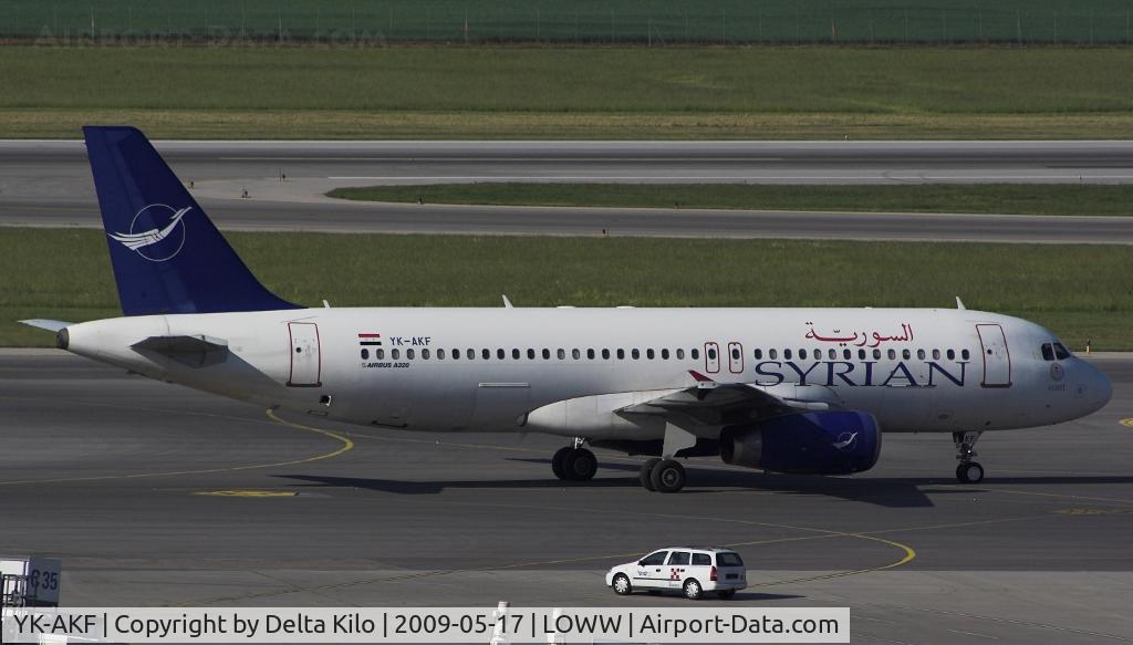 YK-AKF, 1999 Airbus A320-232 C/N 1117, SYRIAN ARAB AIRLINES   Airbus A-320-232	 c/n1117