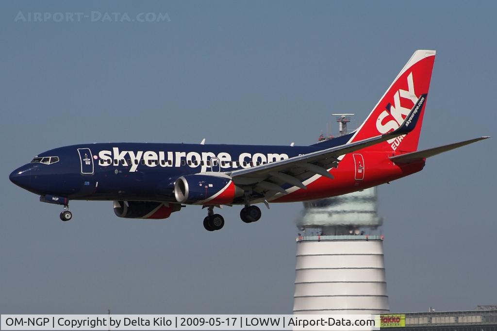 OM-NGP, 2007 Boeing 737-7GL C/N 34760, SkyEurope