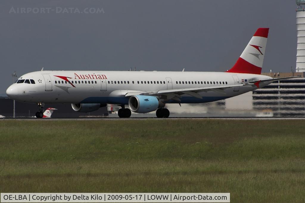 OE-LBA, 1995 Airbus A321-111 C/N 552, AUSTRIAN AIRLINES