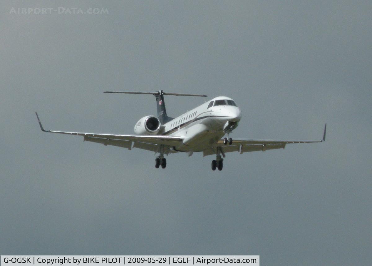 G-OGSK, 2008 Embraer EMB-135BJ Legacy C/N 14501074, LEGACY FINALS FOR RWY 06