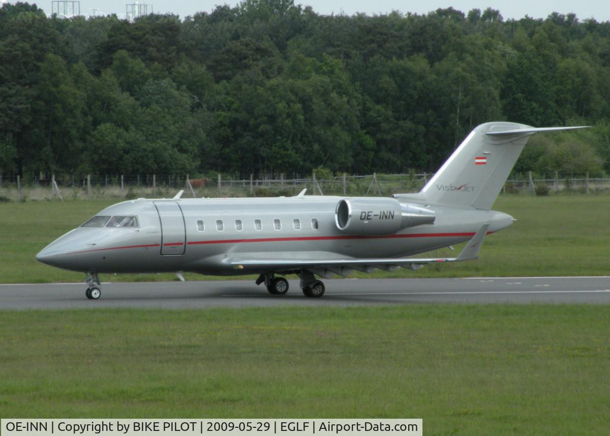 OE-INN, 2008 Bombardier Challenger 605 (CL-600-2B16) C/N 5743, BACK TRACKING RWY 06
