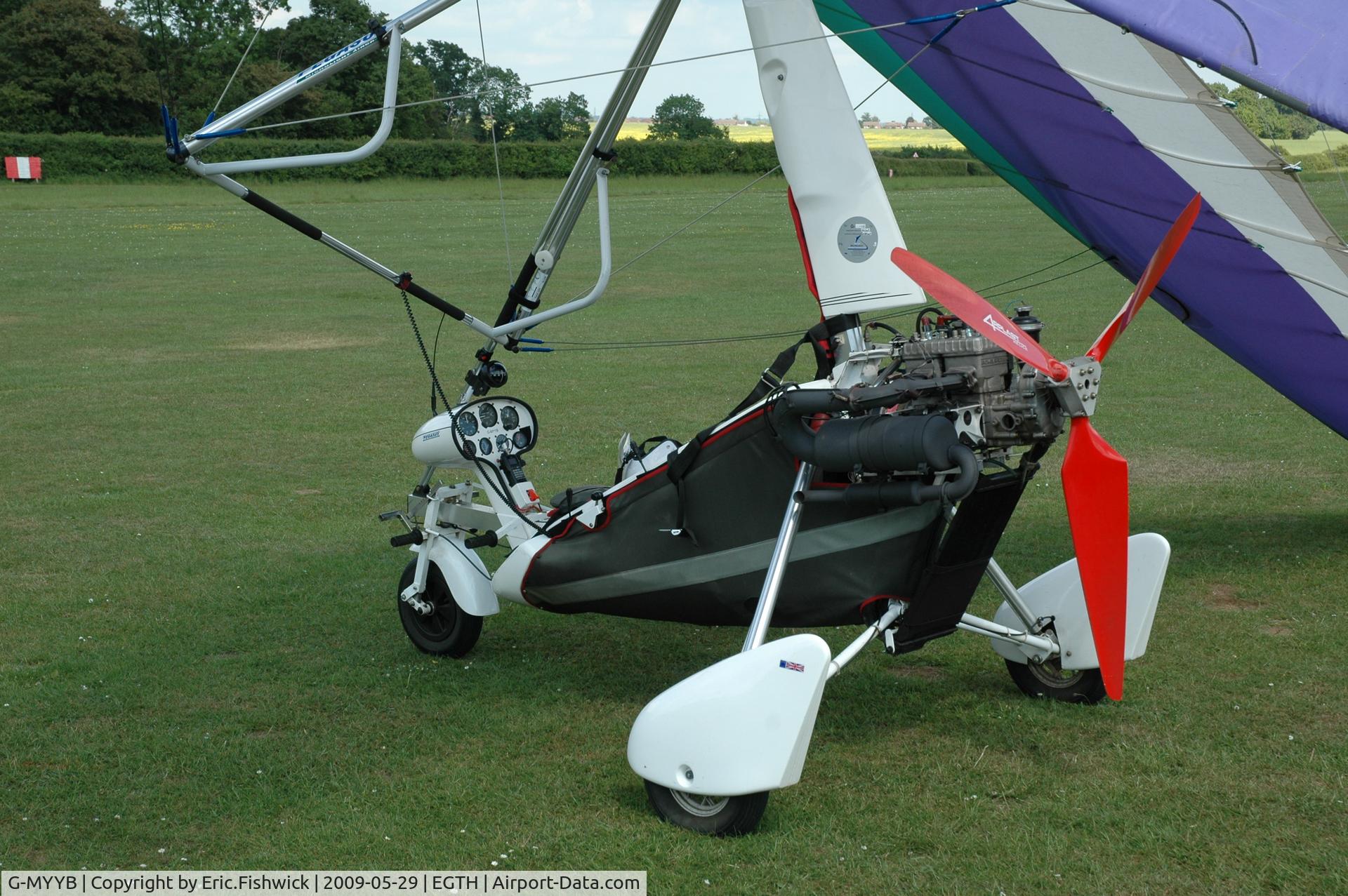G-MYYB, 1995 Pegasus Quantum 15 C/N 7079, G-MYYB at Shuttleworth (Old Warden) Aerodrome.