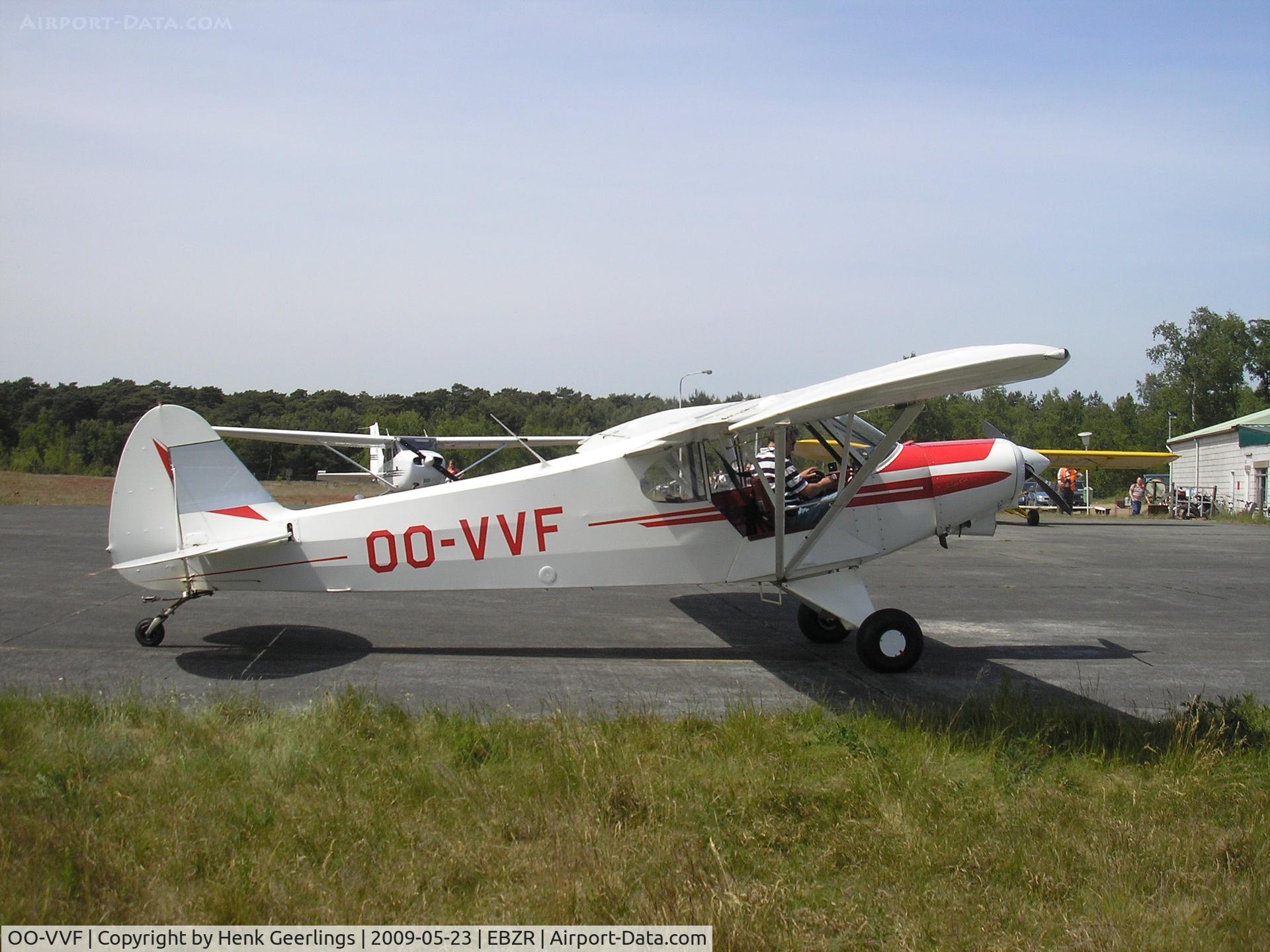 OO-VVF, Piper PA-18-150 Super Cub C/N 18-8319, Visitor at Chipmunk Fly In