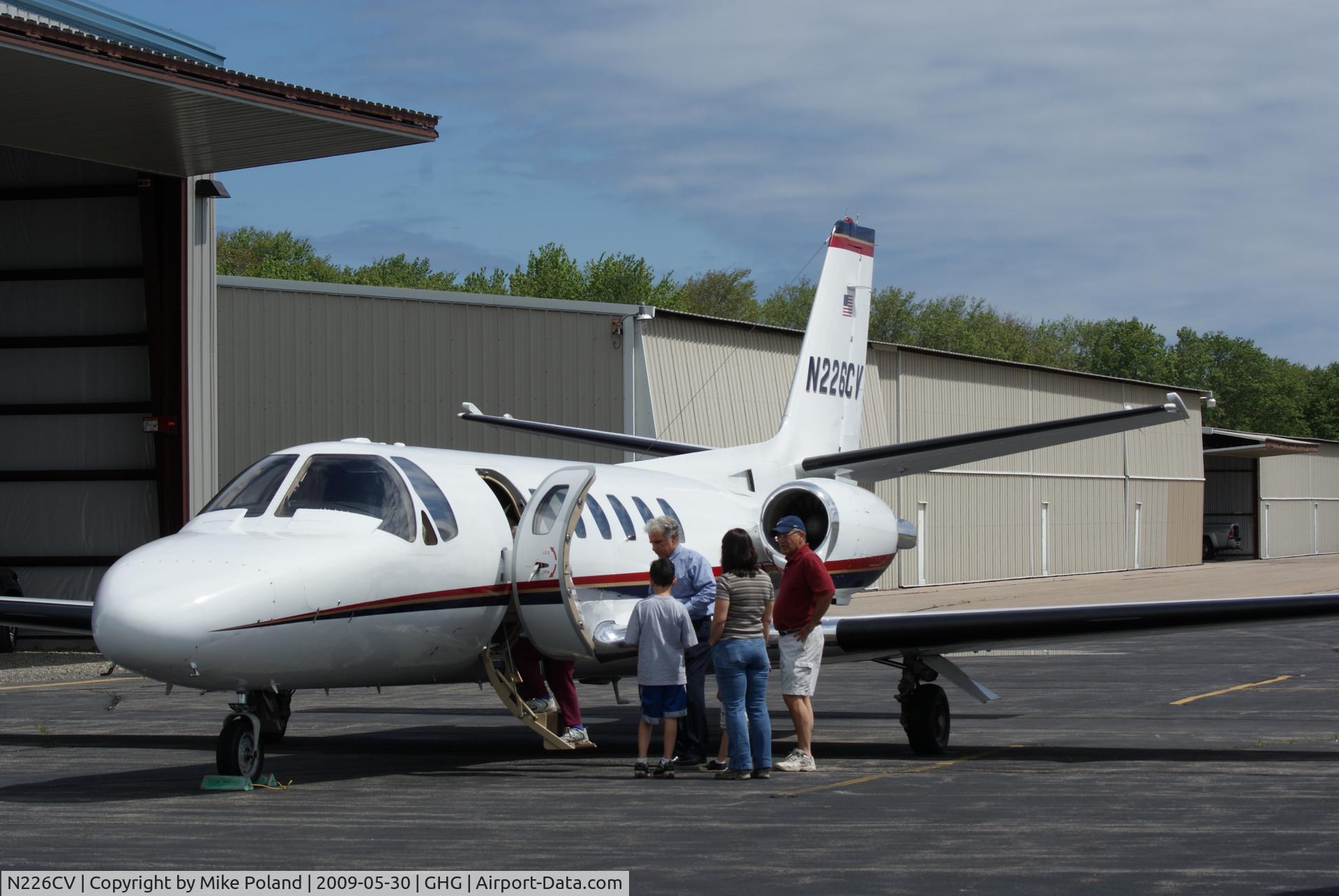 N226CV, 1993 Cessna 560 C/N 560-0226, Marshfield Airport Static Display