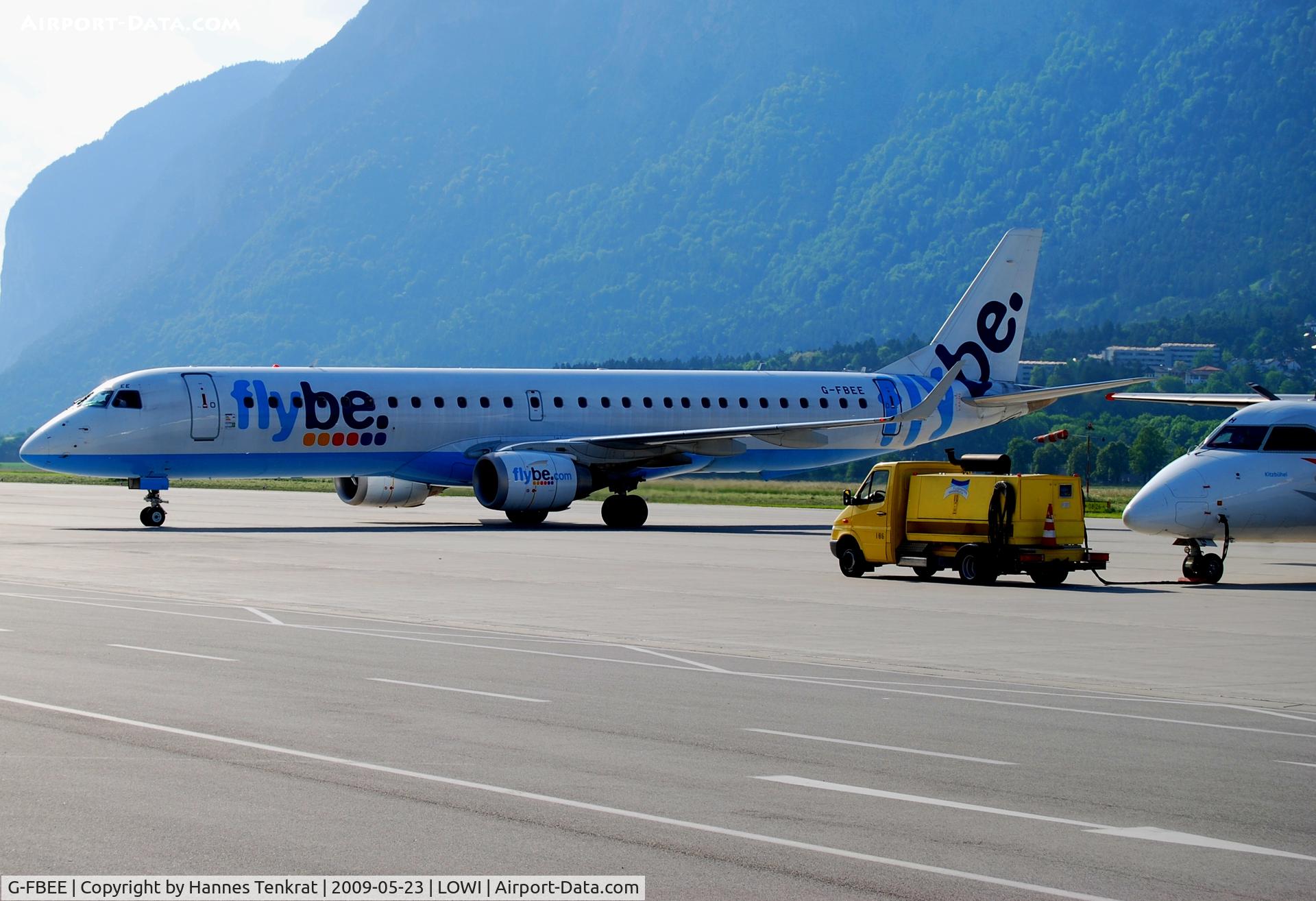 G-FBEE, 2007 Embraer 195LR (ERJ-190-200LR) C/N 19000093, flybe Embraer ERJ 190-200LR