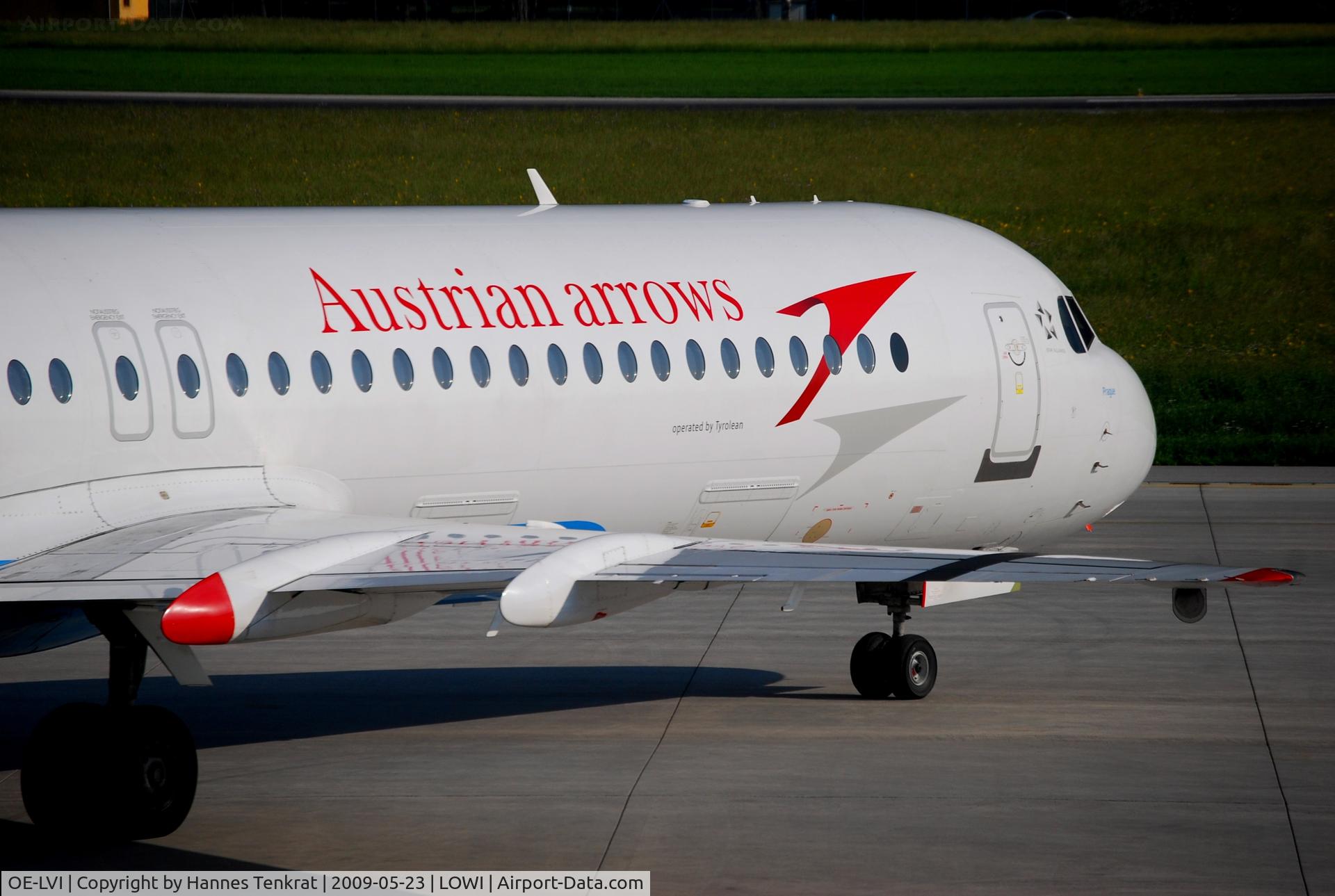 OE-LVI, 1993 Fokker 100 (F-28-0100) C/N 11468, Austrian arrows Fokker 100 