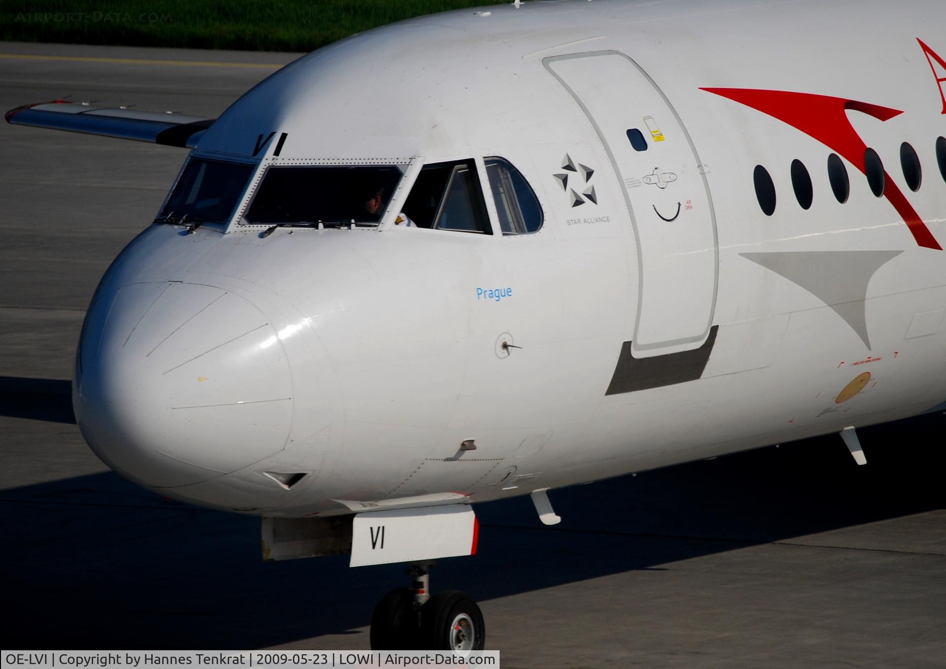 OE-LVI, 1993 Fokker 100 (F-28-0100) C/N 11468, Austrian arrows Fokker 100 