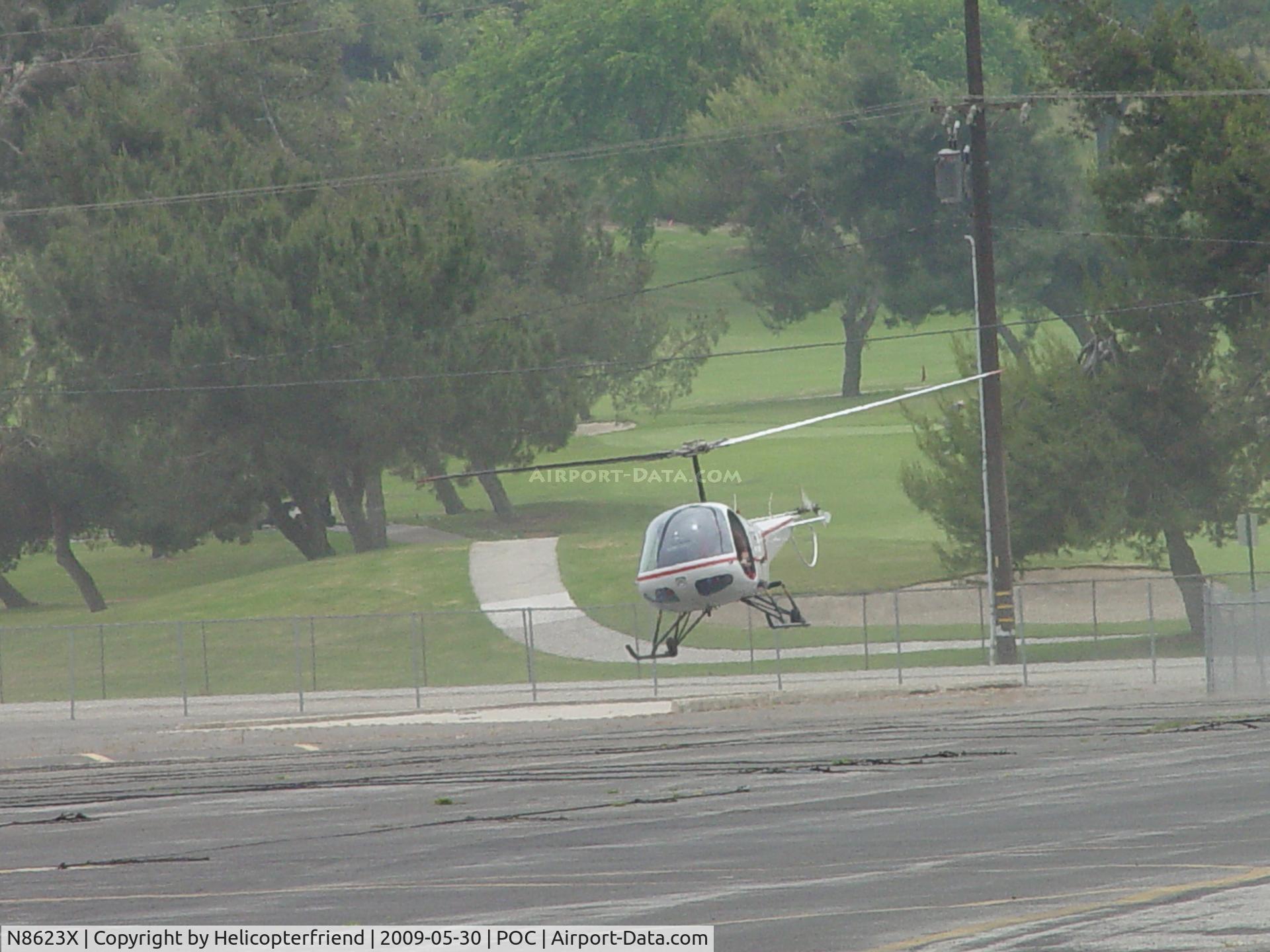 N8623X, 1984 Enstrom F-28F Falcon C/N 731, Sliding sideways