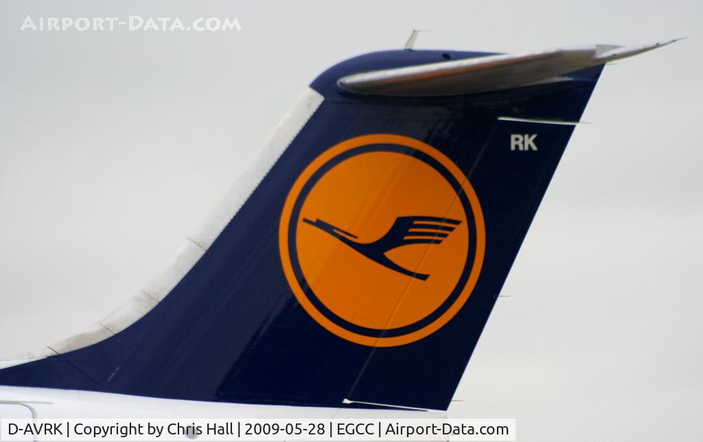 D-AVRK, 1996 British Aerospace Avro 146-RJ85 C/N E.2278, Lufthansa Regional operated by CityLine