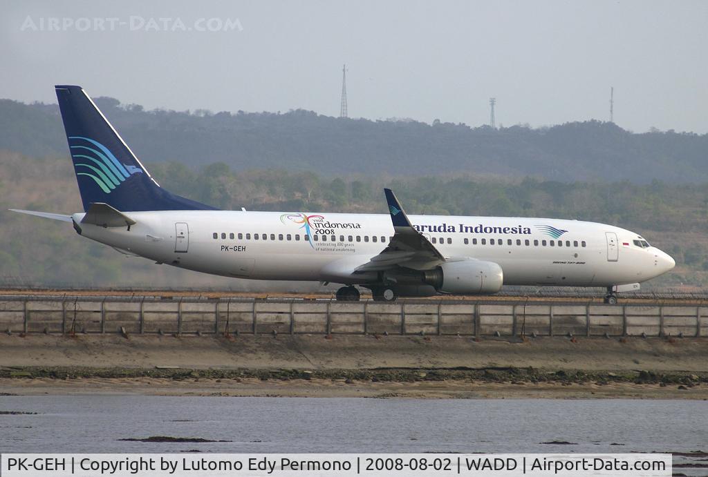 PK-GEH, 2002 Boeing 737-83N C/N 30643, Garuda Indonesia