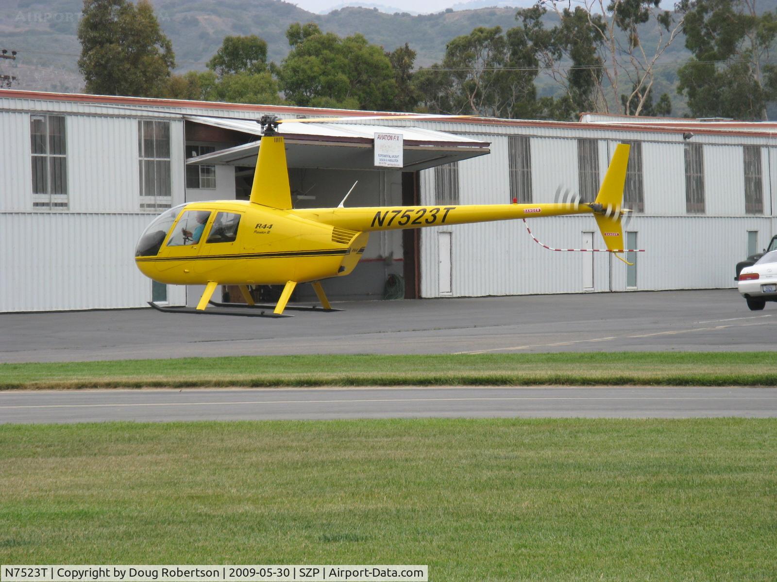 N7523T, 2004 Robinson R44 Raven II C/N 10311, 2004 Robinson R-44 RAVEN II, Lycoming IO-540 derated to 245 Hp for 5 minutes, 205 Hp continuous, settling to land