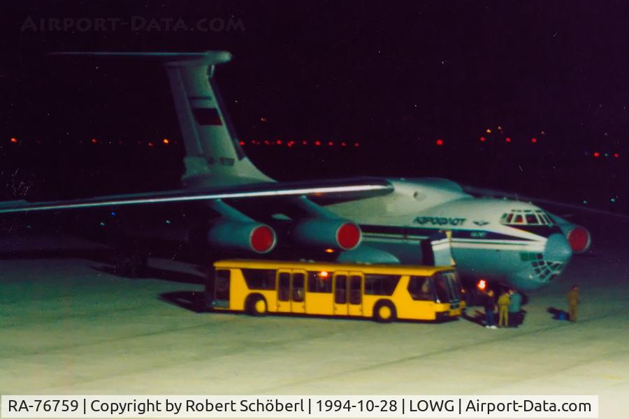 RA-76759, 1979 Ilyushin Il-76T C/N 093418543, Airshow 1994