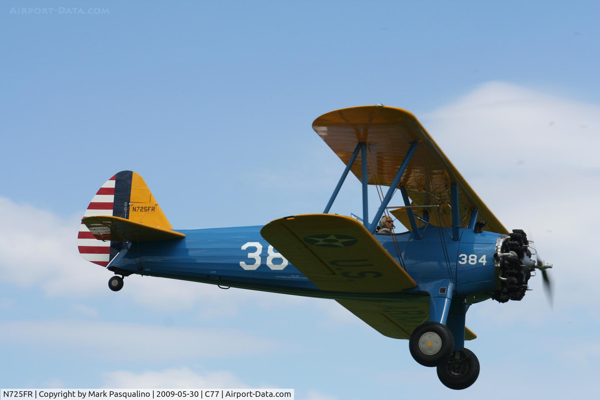 N725FR, 1940 Boeing A75 C/N 75-384, Stearman