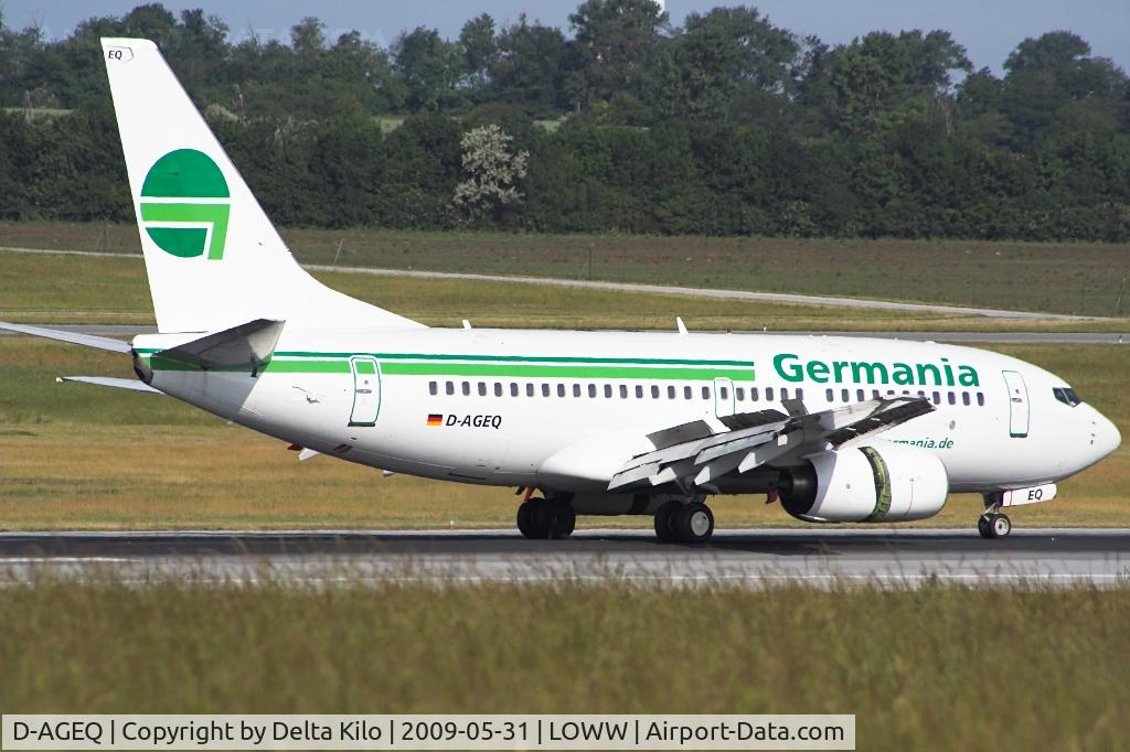 D-AGEQ, 1998 Boeing 737-75B C/N 28103, GERMANIA