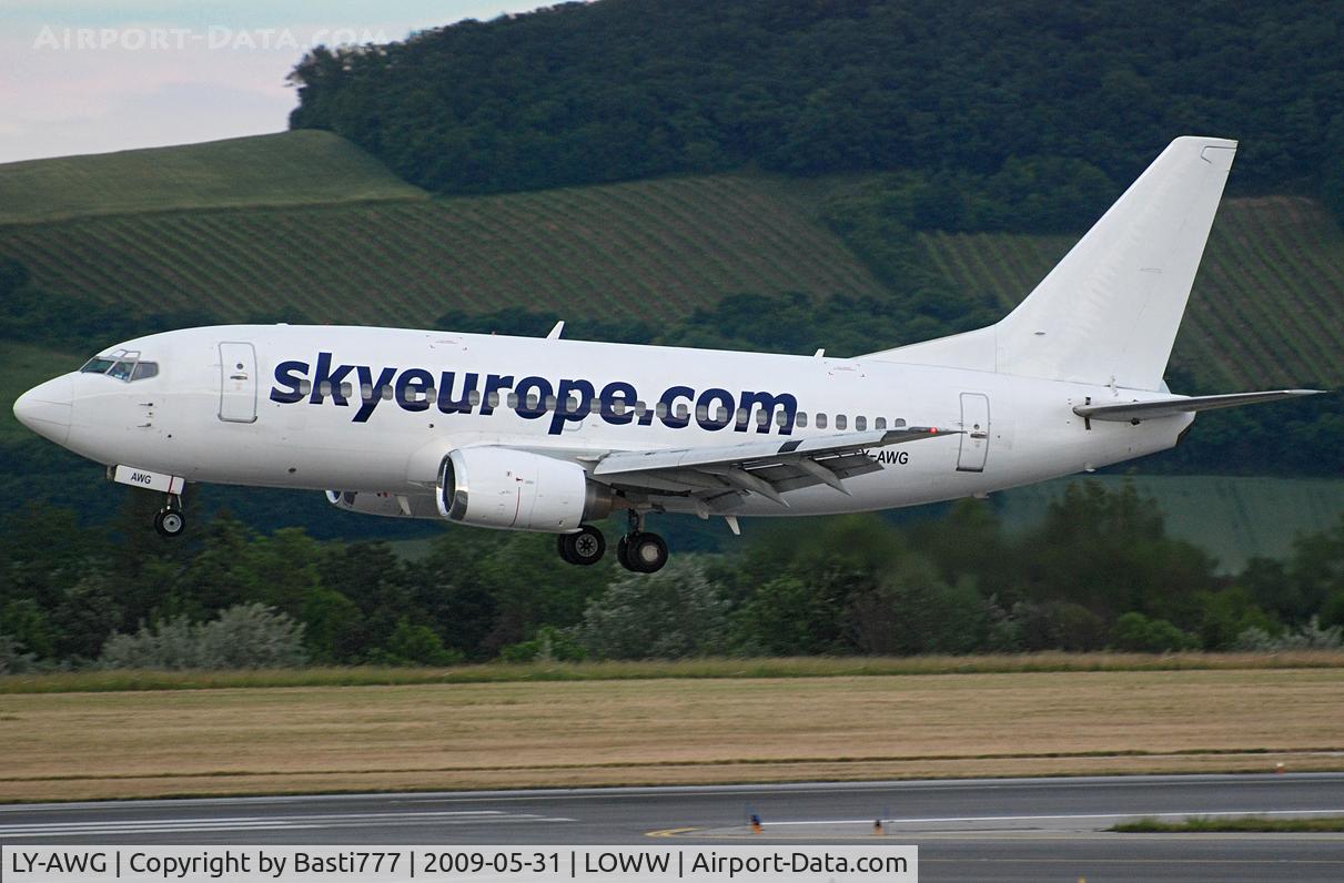 LY-AWG, 1993 Boeing 737-522 C/N 26700, Ex. FlyLAL plane, now operated by SkyEurope Airlines.