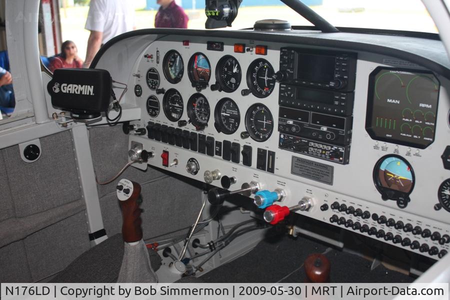 N176LD, 2006 Vans RV-6 C/N 25764, Nice RV6 panel at Marysville, Ohio
