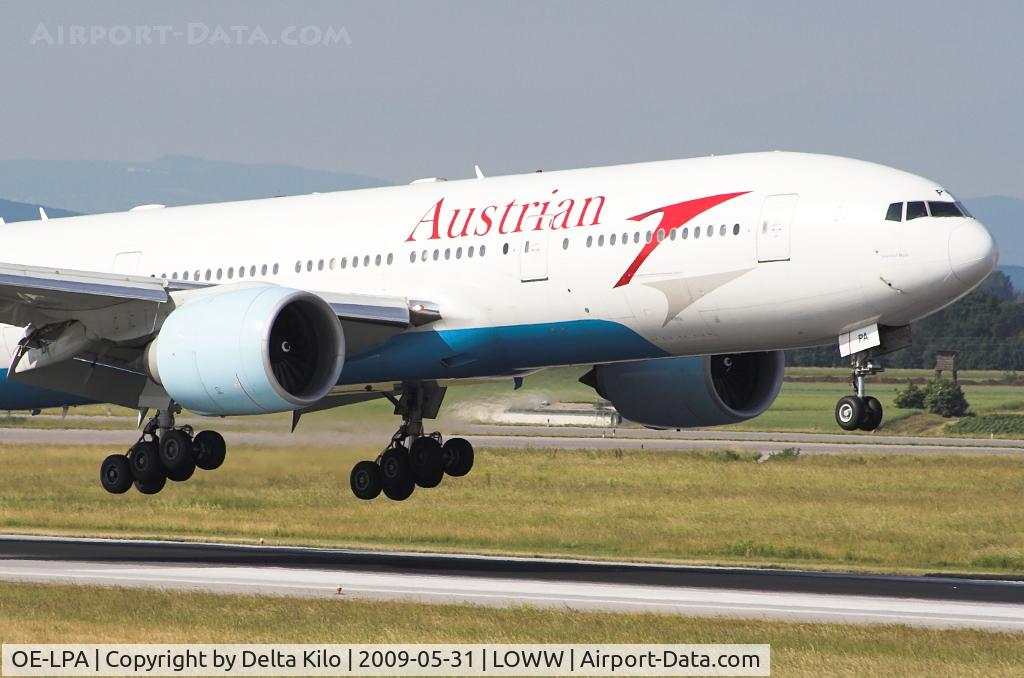 OE-LPA, 1997 Boeing 777-2Z9/ER C/N 28698, AUSTRIAN AIRLINES