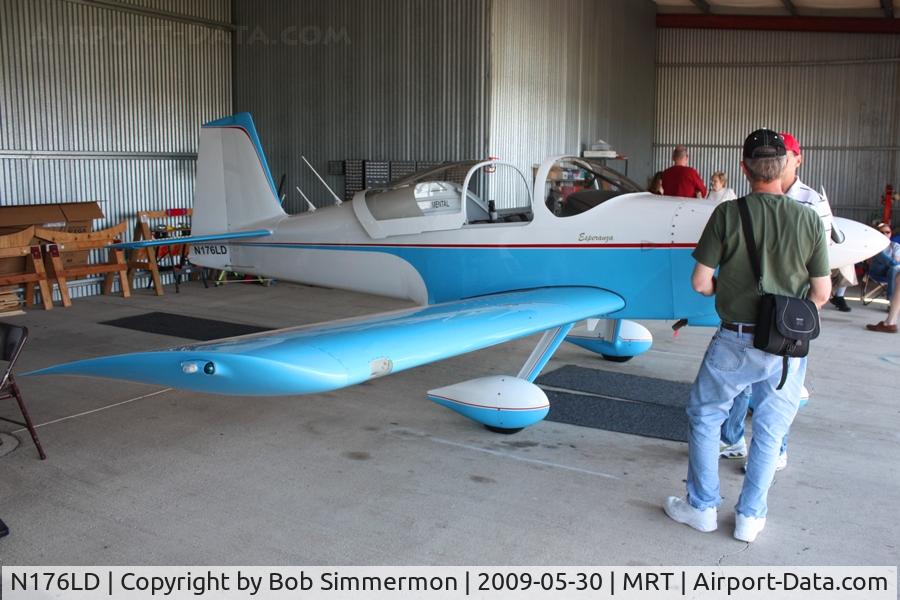 N176LD, 2006 Vans RV-6 C/N 25764, In its hanger at Marysville, Ohio