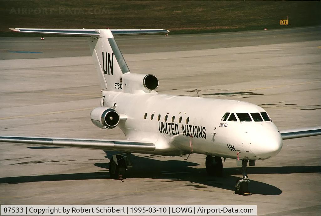 87533, Yakovlev Yak-40 C/N Not found 87533, Special visitor