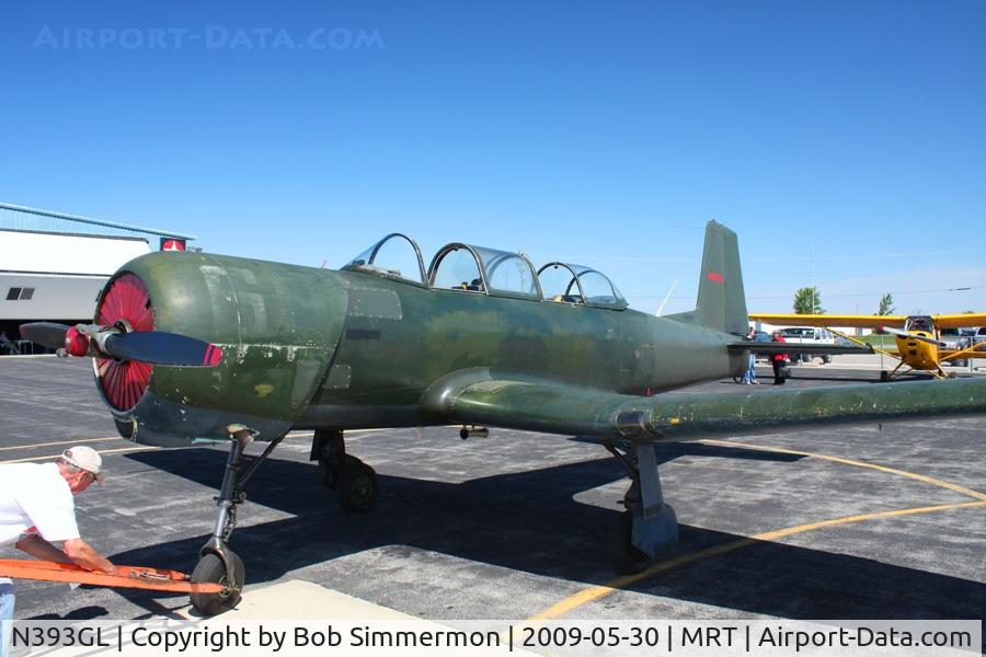 N393GL, 1982 Nanchang CJ-6 C/N 3832022, Just refueled at Marysville, Ohio