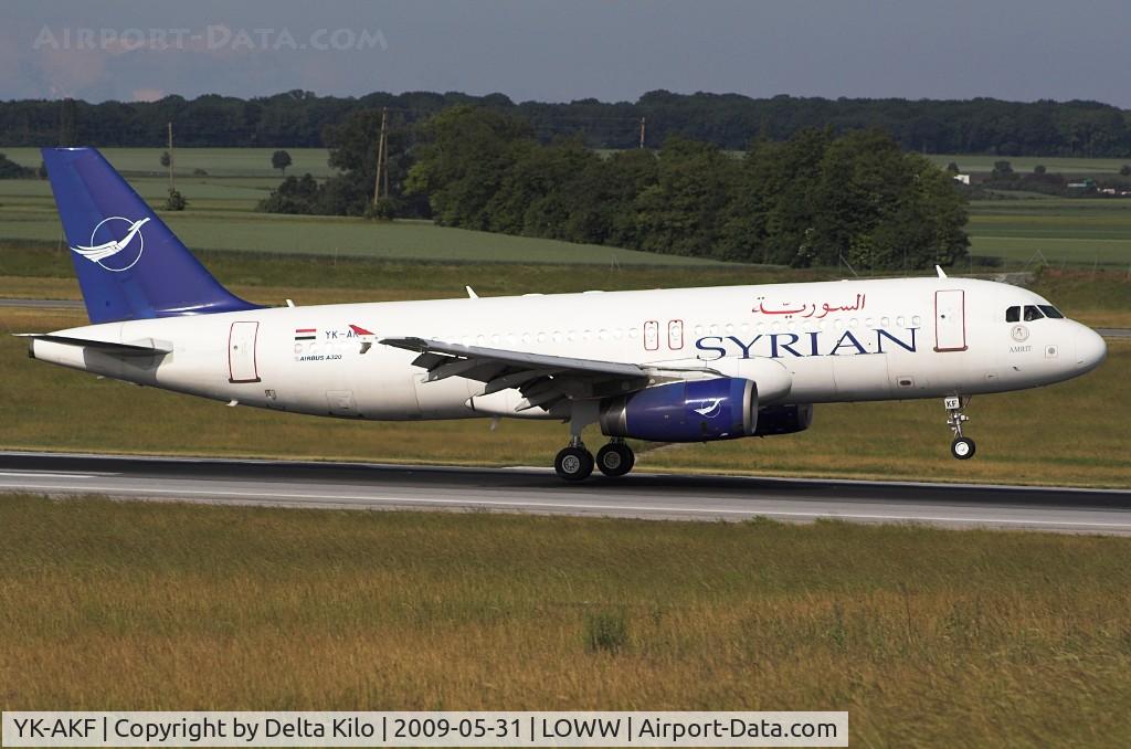YK-AKF, 1999 Airbus A320-232 C/N 1117, SYRIAN ARAB AIRLINES