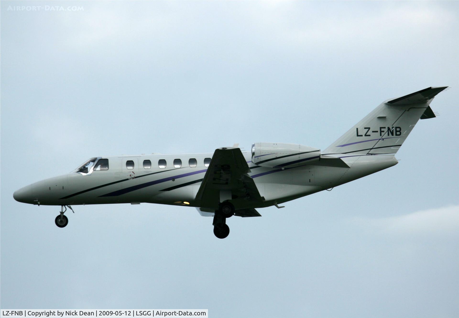 LZ-FNB, 2008 Cessna 525A CitationJet CJ2+ C/N 525A-0398, LSGG