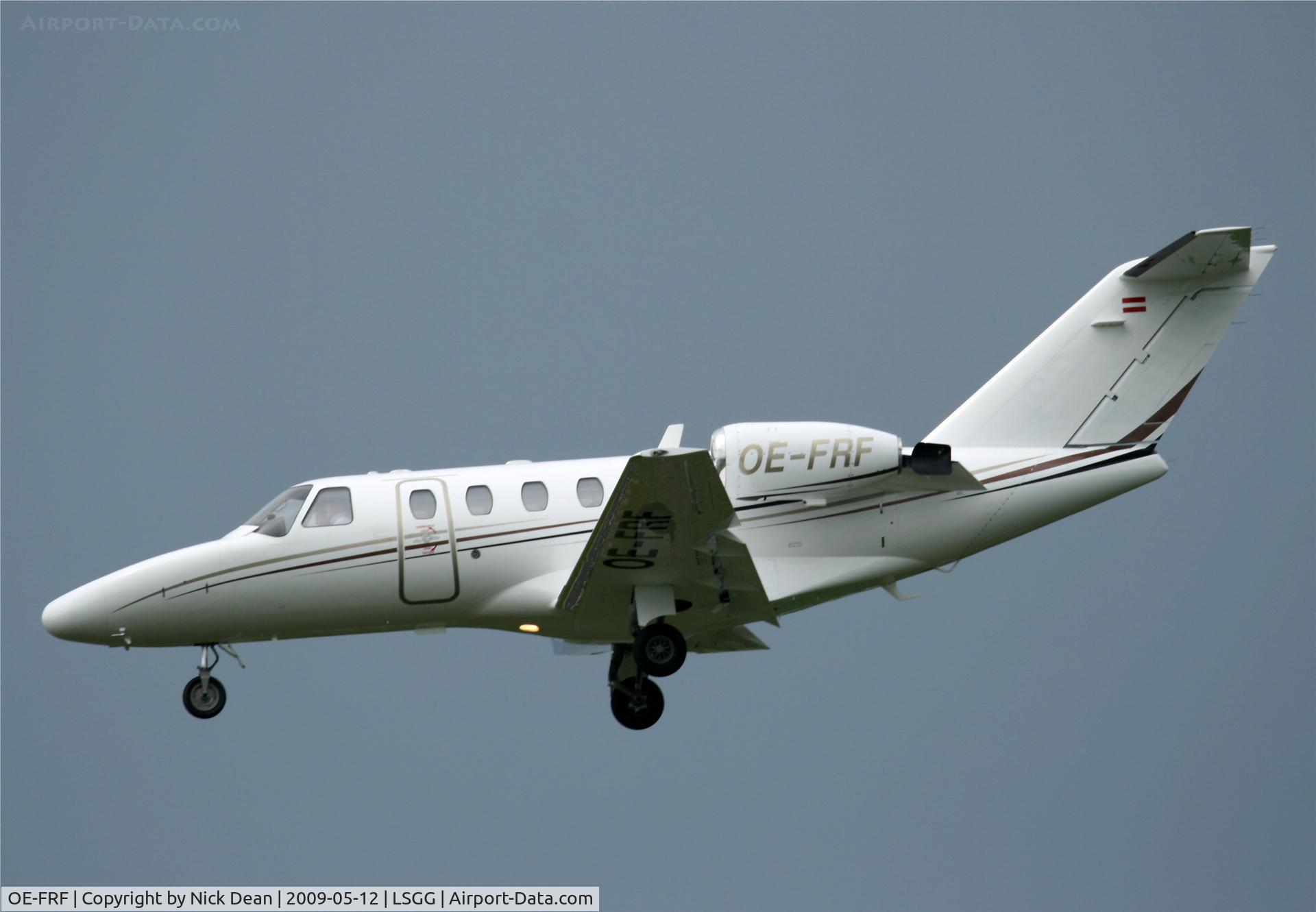 OE-FRF, 2004 Cessna 525 CitationJet CJ1 C/N 525-0539, LSGG