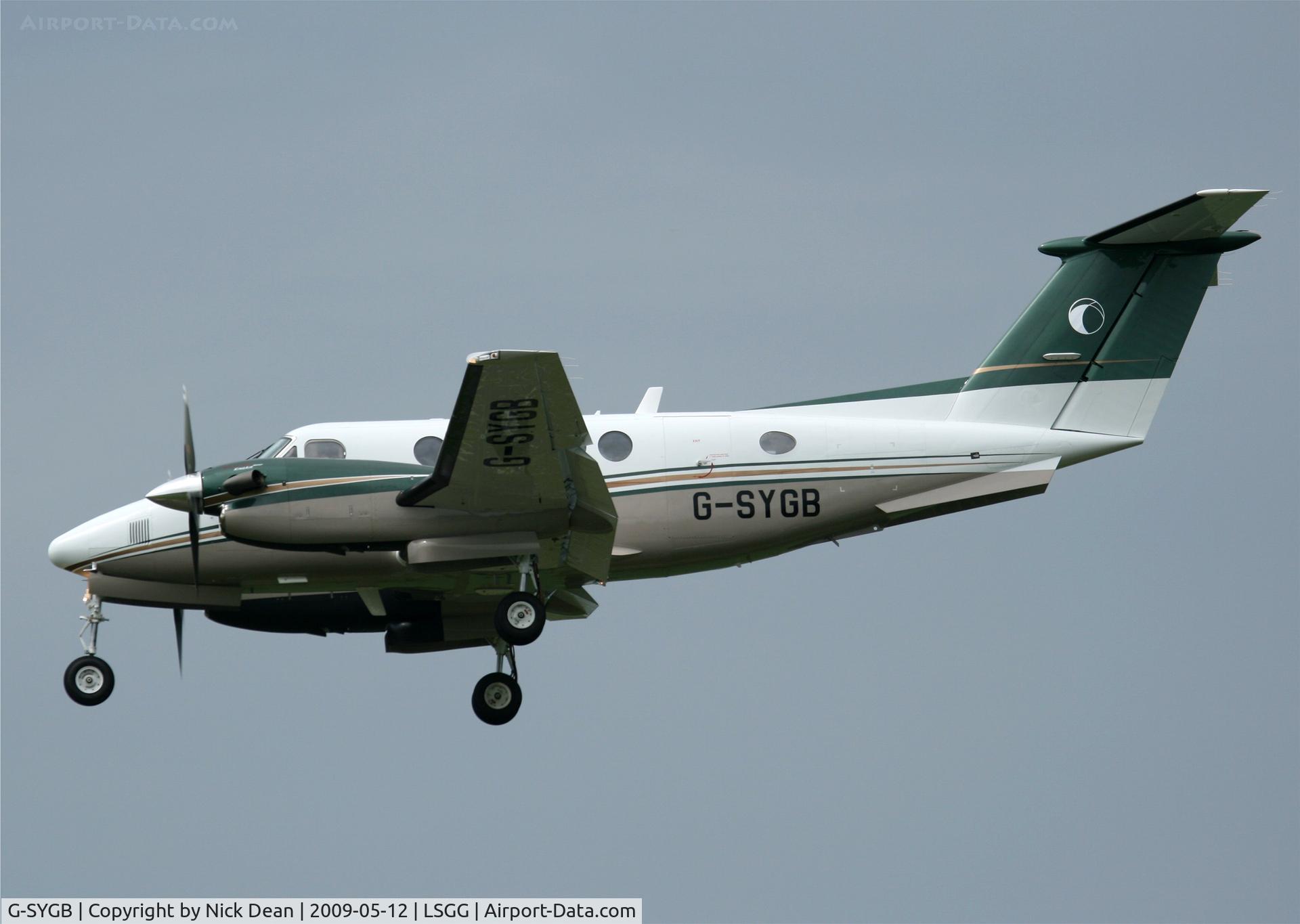 G-SYGB, 2008 Beechcraft King Air 200GT C/N BY-068, LSGG