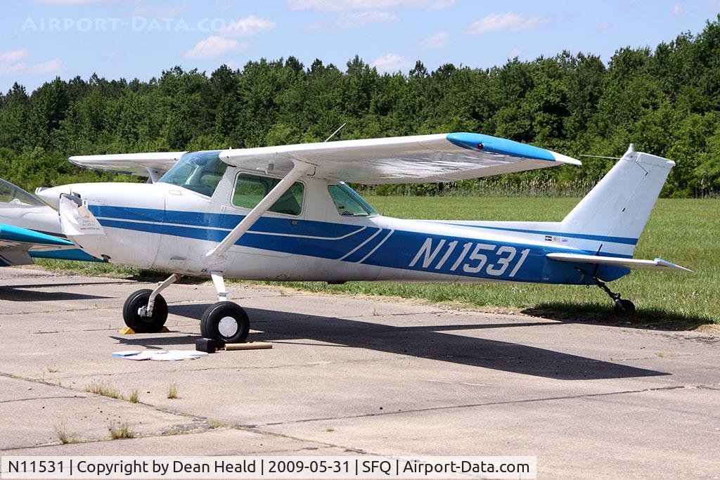 N11531, 1973 Cessna 150L C/N 15075493, 1973 Cessna 150L N11531 seen here with the Texas Taildragger conversion at the 2009 Virginia Regional Festival of Flight at Suffolk Executive Airport.