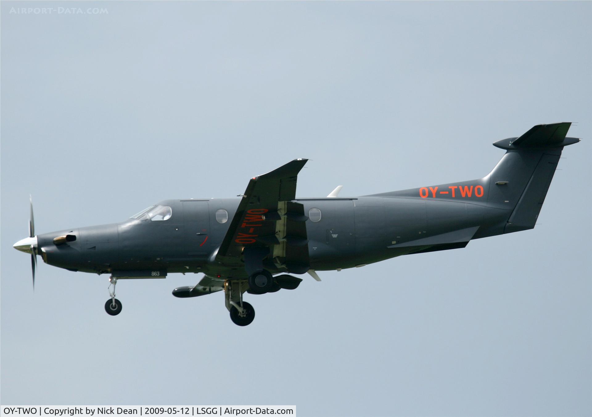 OY-TWO, 2007 Pilatus PC-12/47 C/N 863, LSGG
