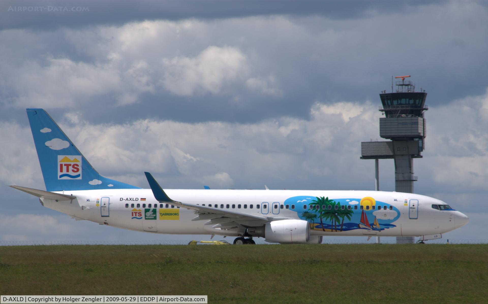 D-AXLD, 2007 Boeing 737-8FH C/N 35093, Look at this motley coloured holiday shuttle to Fuerteventura