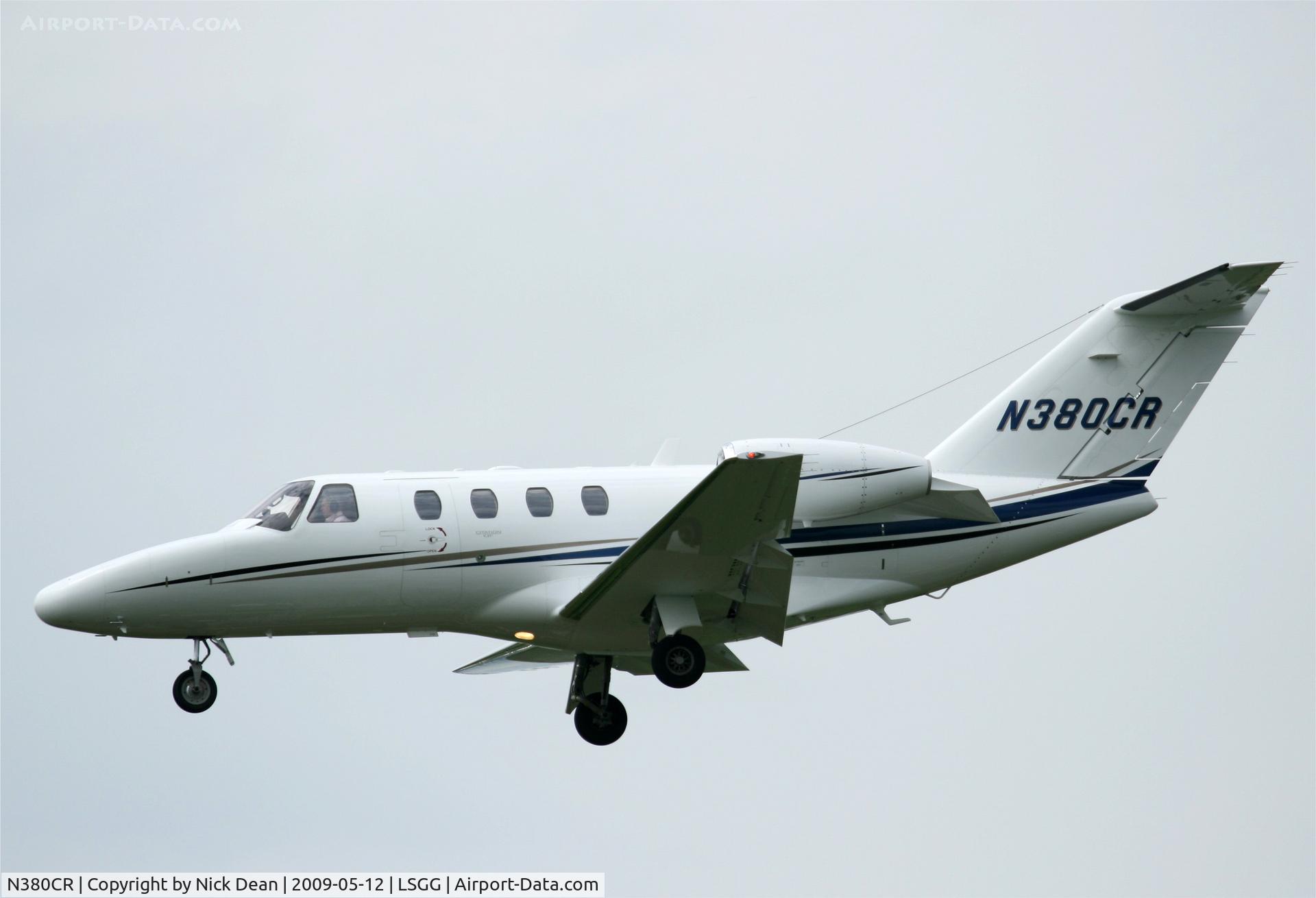 N380CR, 2007 Cessna 525 CitationJet CJ1+ C/N 525-0643, LSGG